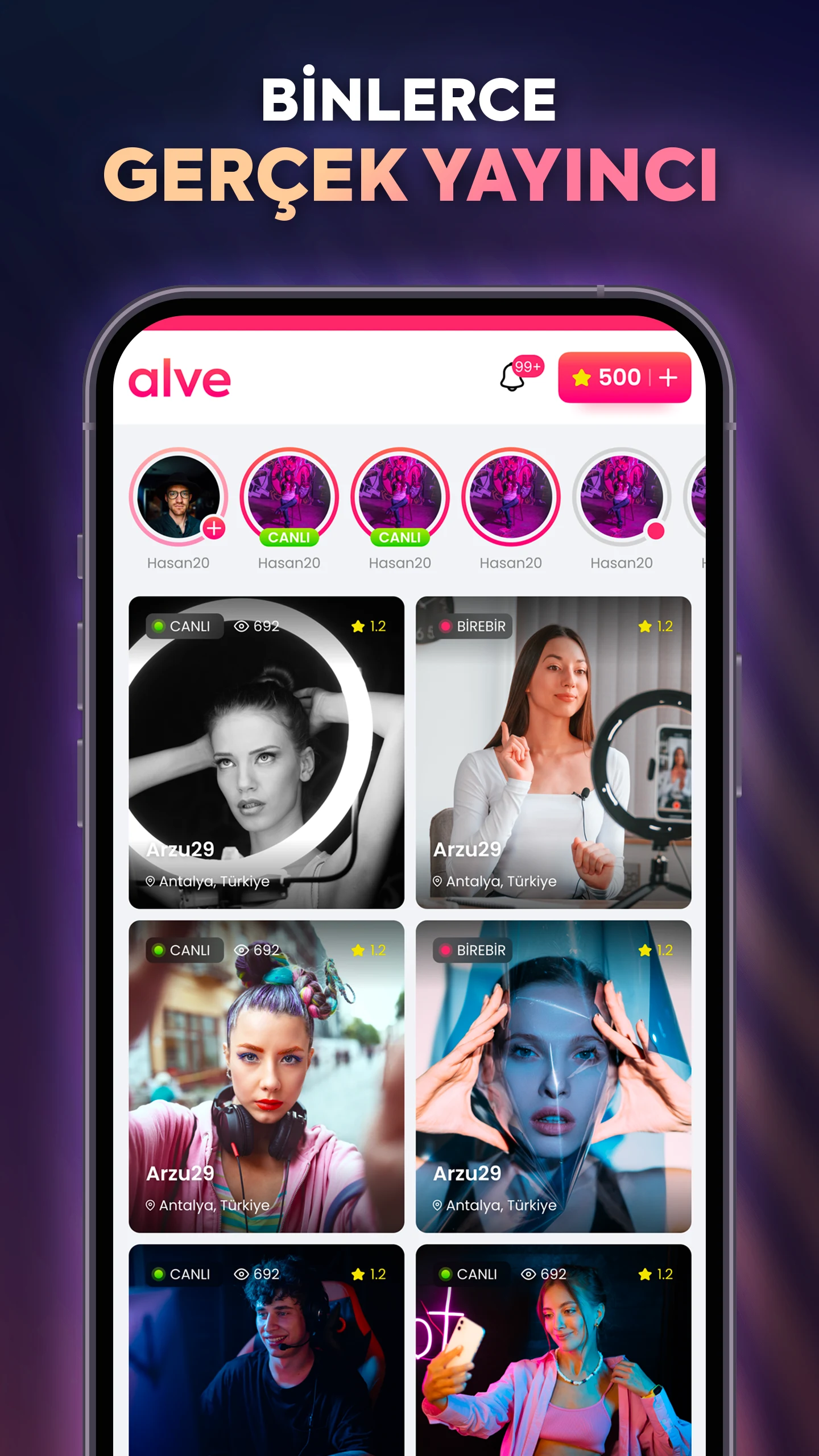 Alve - Canlı Görüntülü Sohbet screenshot